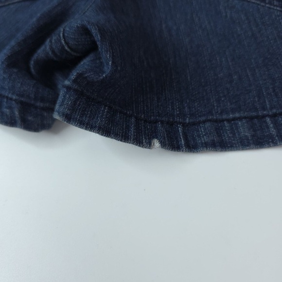 Hip Jeans USA Demin Booty Shorts Size 9 Embroidered Y2K Fashion Bling Stretch - Picture 5 of 11